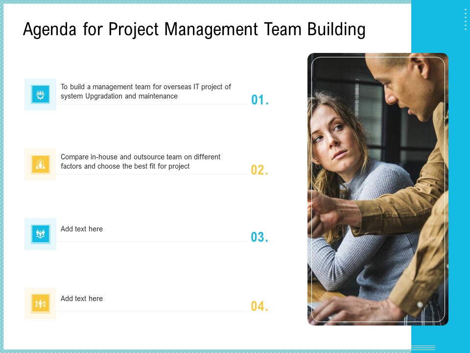 Team Collaboration Of Agenda For Project Management Team Building Ppt Portfolio Format Ideas PDF