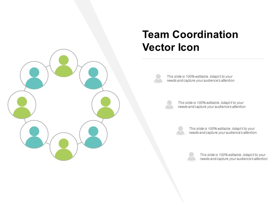 team coordination vector icon ppt powerpoint presentation file slide download