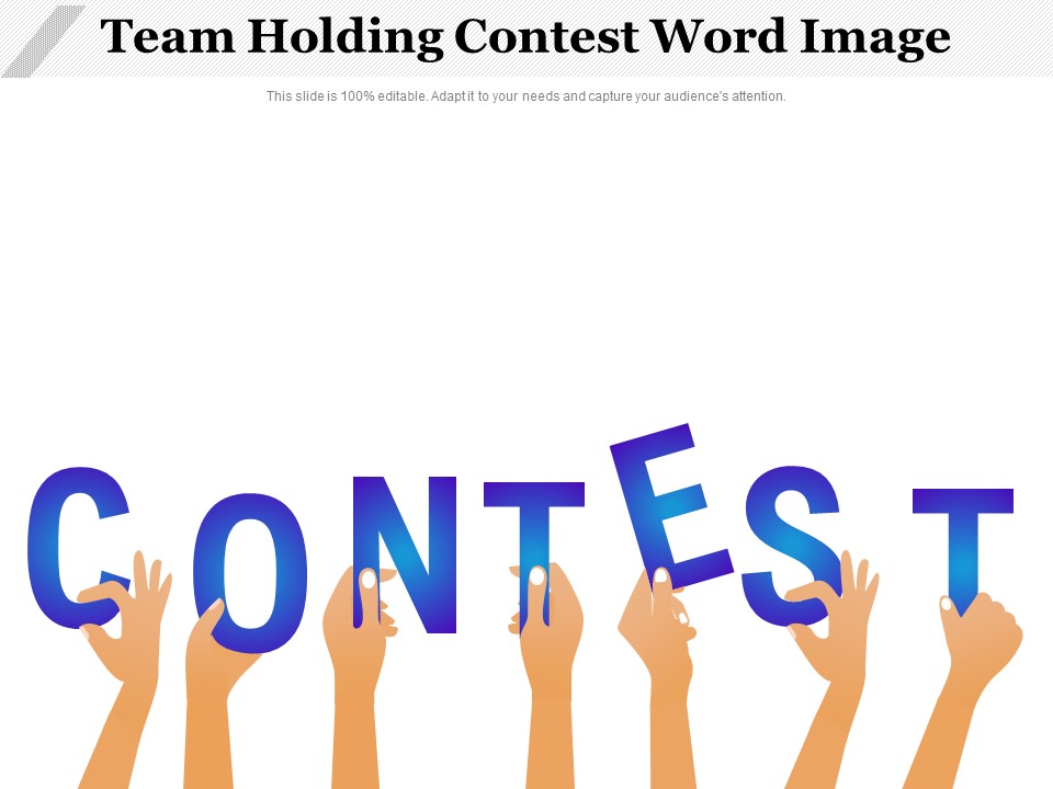 Team Holding Contest Word Image Ppt PowerPoint Presentation Layouts Model PDF