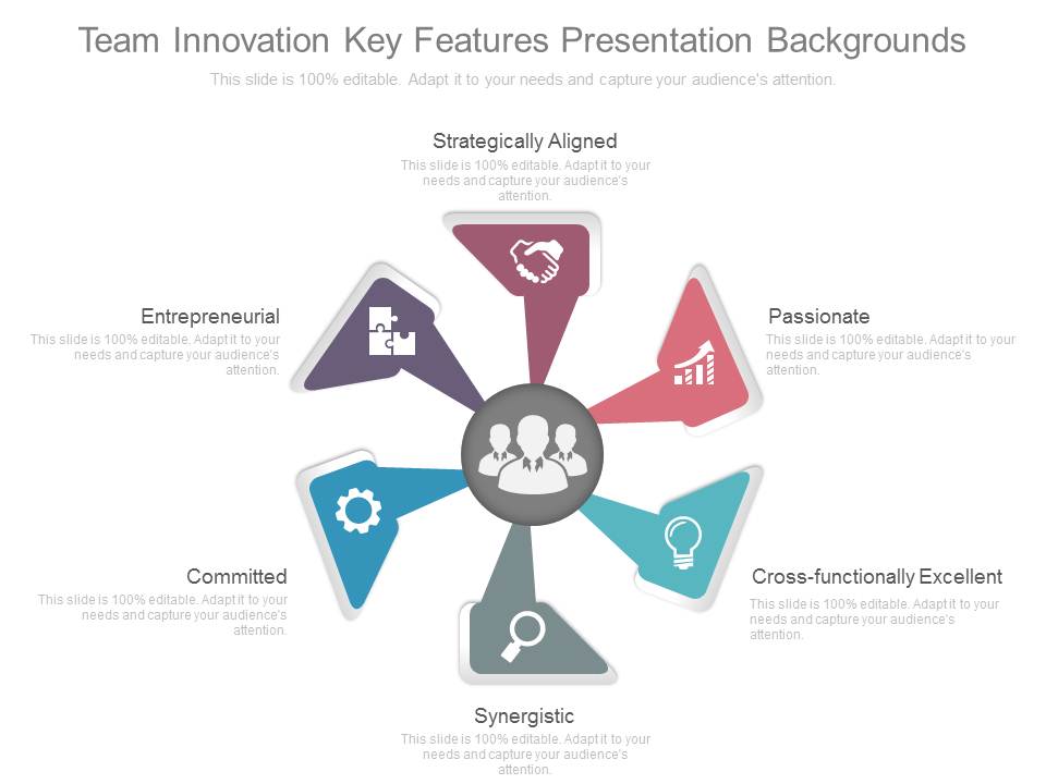 Team Innovation Key Features Presentation Backgrounds