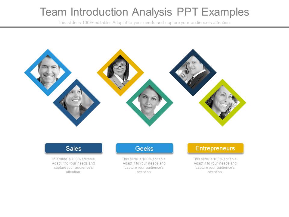 Team Introduction Analysis Ppt Examples