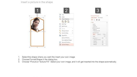 Team Members With Career Profile Powerpoint Slides