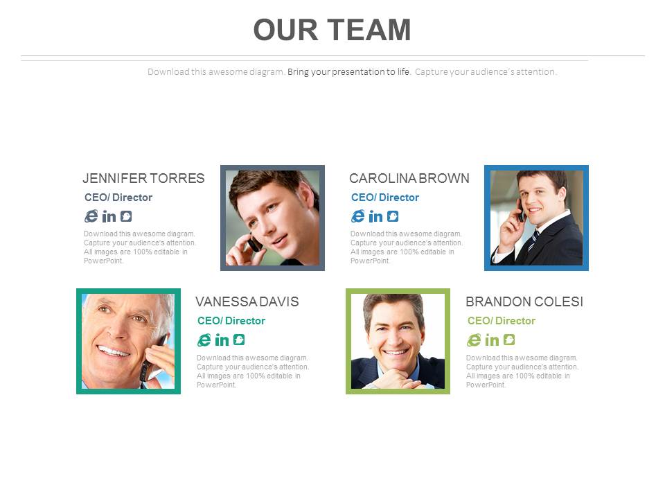 Team Members With Customer Service Skills Powerpoint Slides