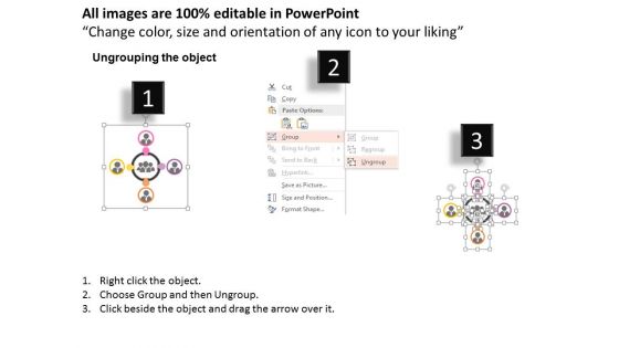 Team Network Infographic Design Powerpoint Templates