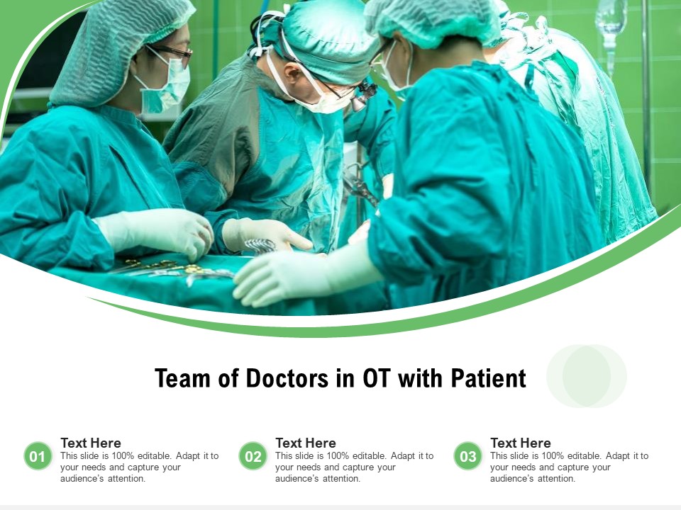 Team Of Doctors In OT With Patient Ppt PowerPoint Presentation Gallery Skills PDF