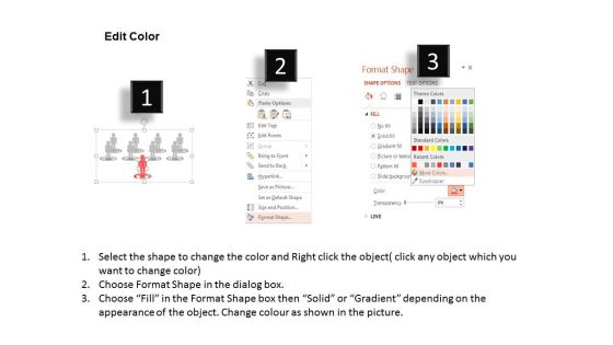 Team On Target With Leader Powerpoint Template