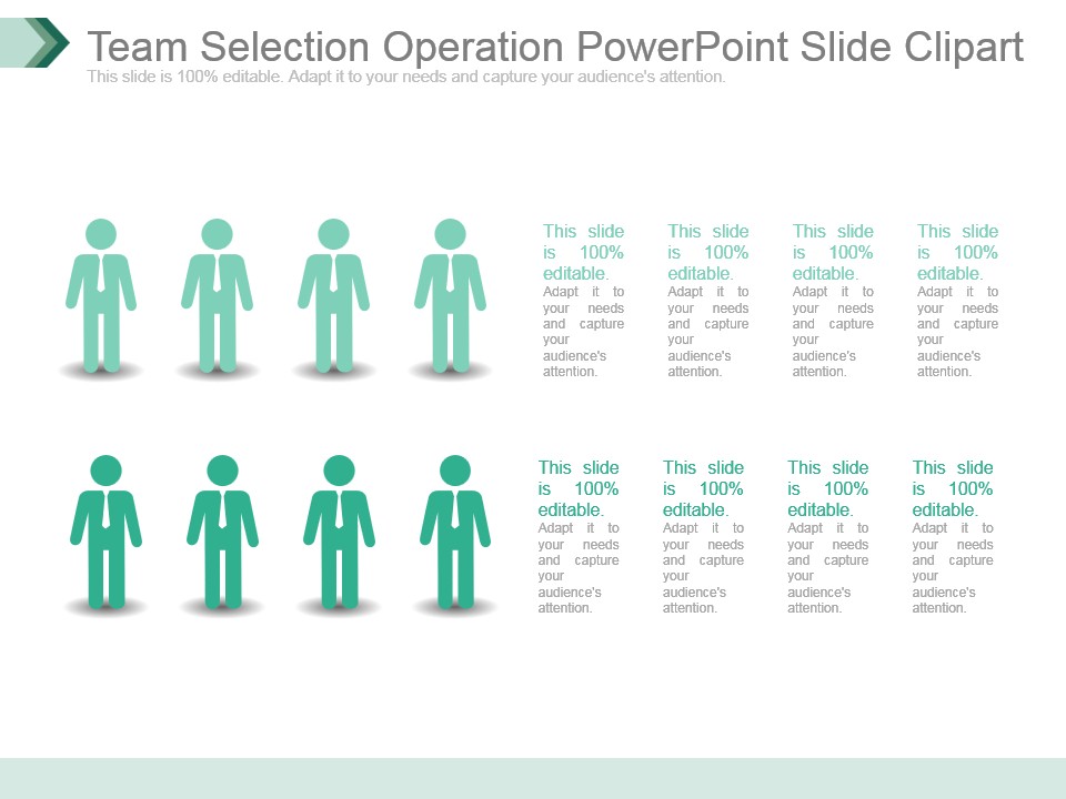 Team Selection Operation Powerpoint Slide Clipart