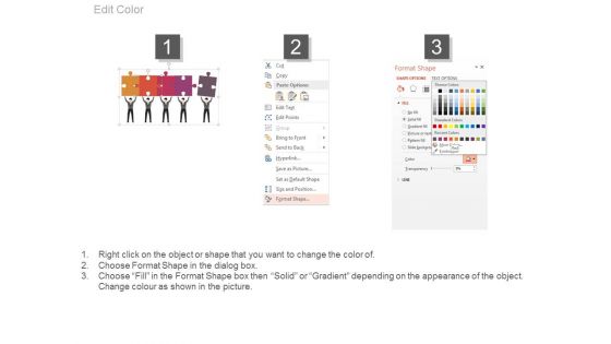 Team Together For Conjoint Analysis Powerpoint Template