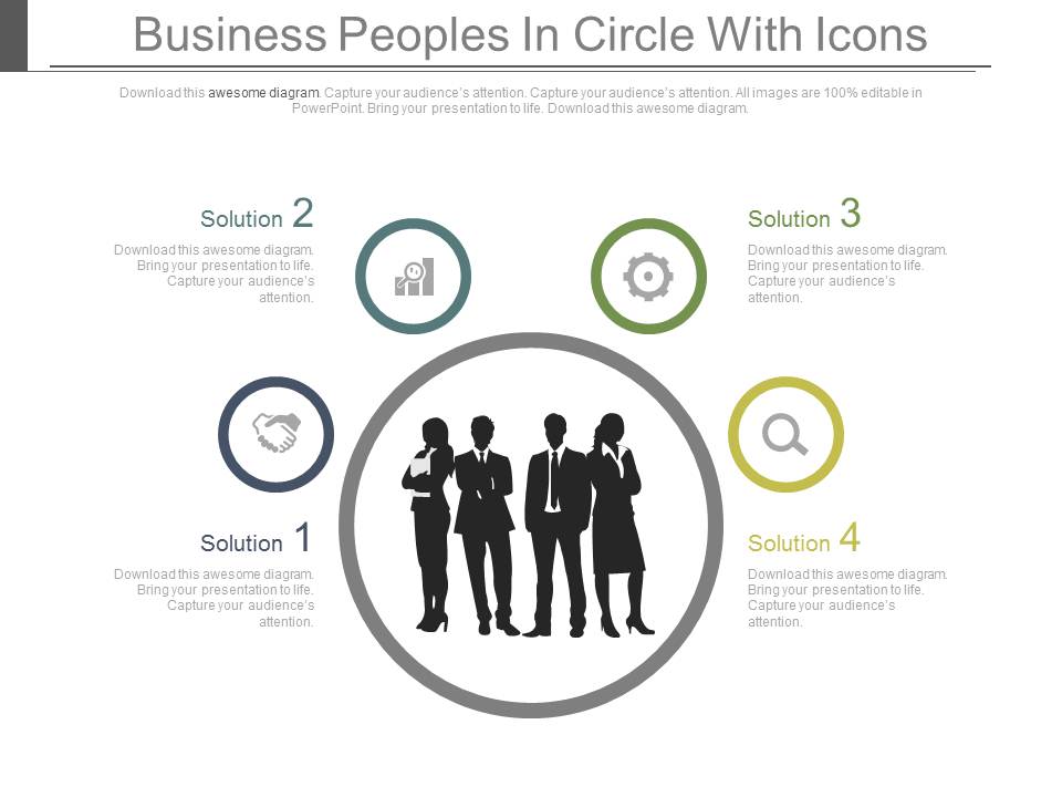 Team Working Together For Business Solution Powerpoint Slides