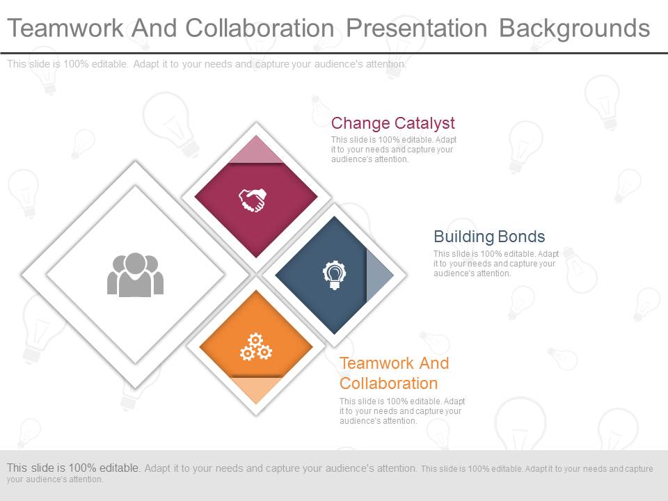 Teamwork And Collaboration Presentation Backgrounds