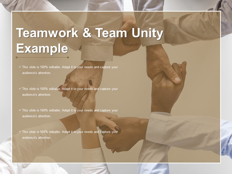 Teamwork And Team Unity Example Ppt PowerPoint Presentation Slides Infographics