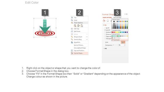 Teamwork For Business Target Powerpoint Slides