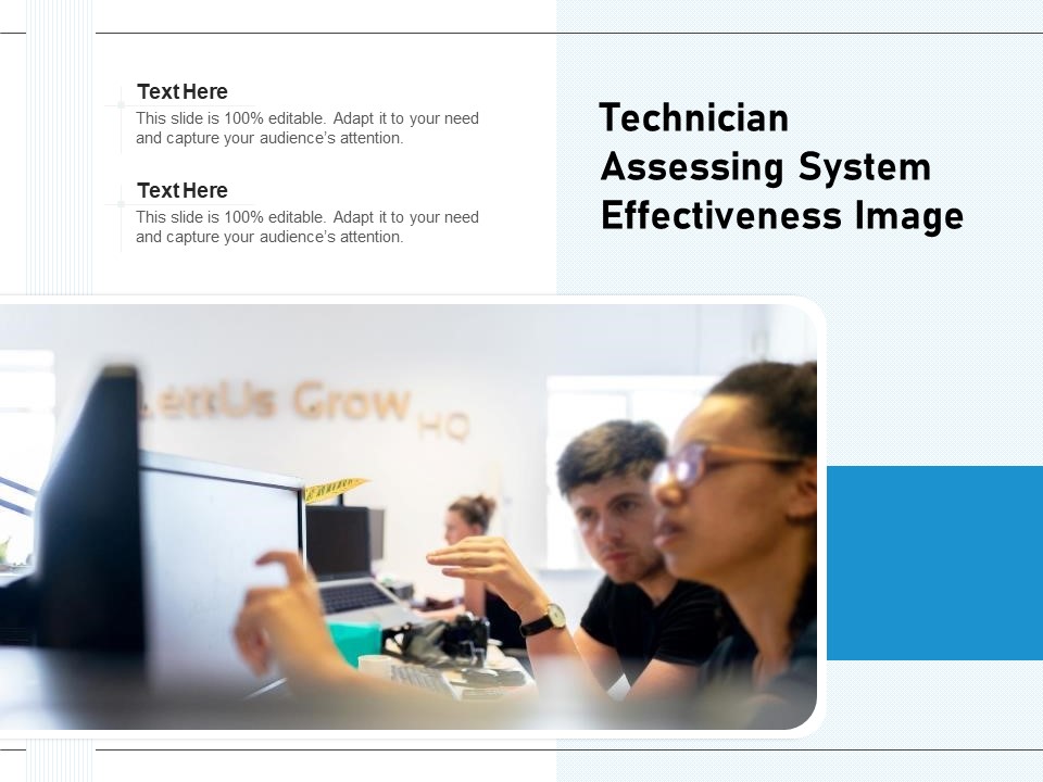 Technician Assessing System Effectiveness Image Ppt PowerPoint Presentation Professional Sample PDF