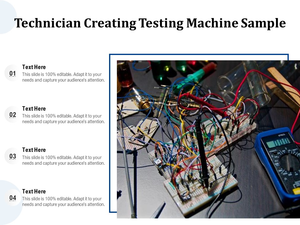 Technician Creating Testing Machine Sample Ppt PowerPoint Presentation Portfolio Design Inspiration PDF
