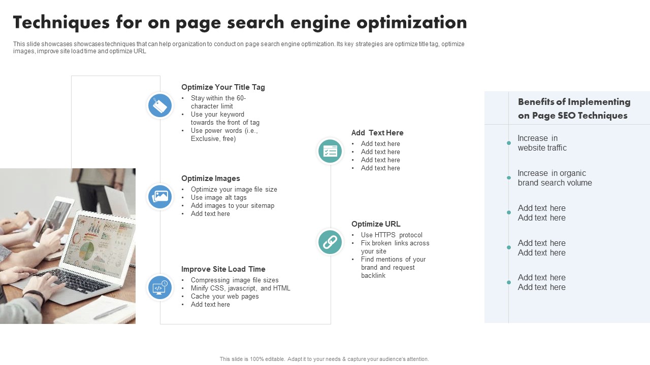 Techniques To Boost Brand Awareness Techniques For On Page Search Engine Optimization Formats PDF