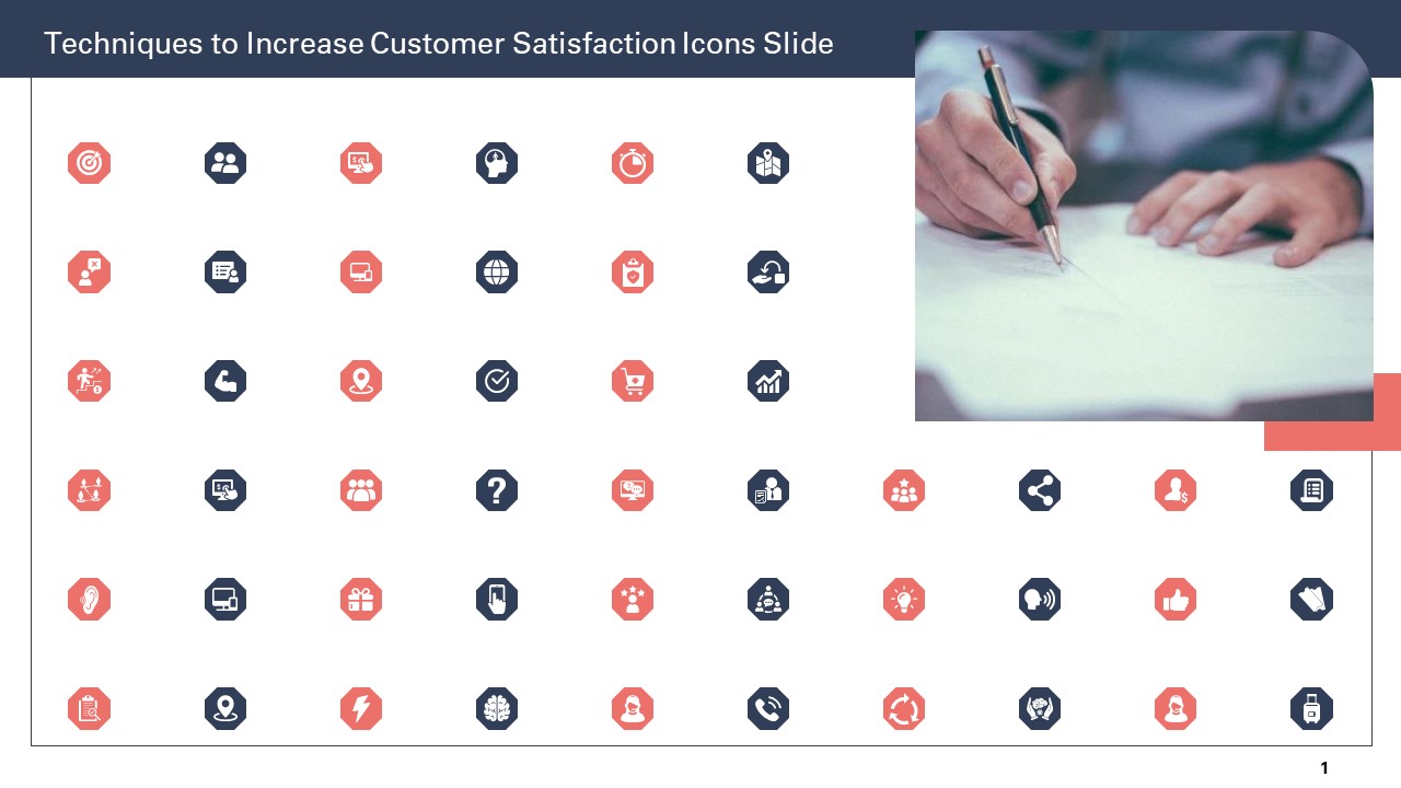 Techniques To Increase Customer Satisfaction Icons Slide Ppt Portfolio Show PDF