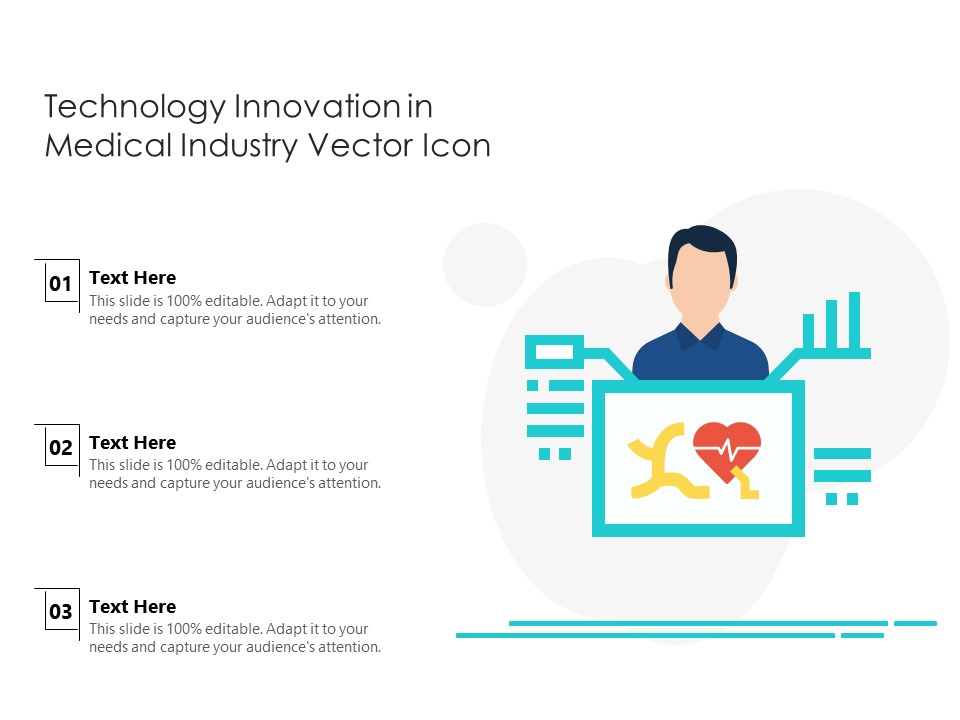Technology Innovation In Medical Industry Vector Icon Ppt PowerPoint Presentation Model Microsoft PDF