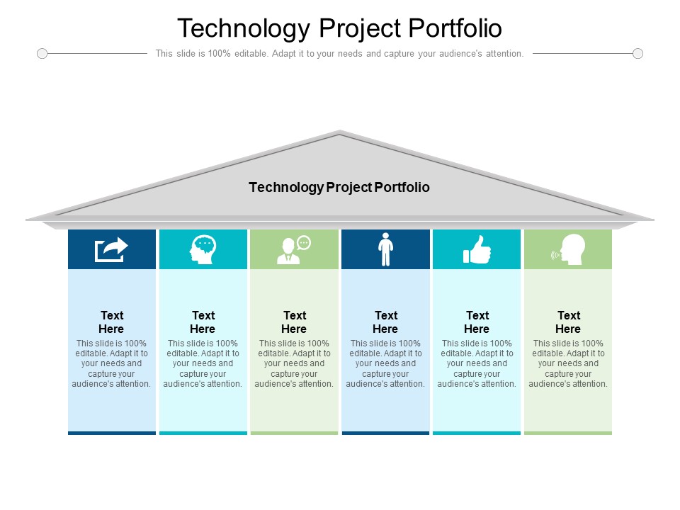 Technology Project Portfolio Ppt PowerPoint Presentation Slides Clipart Cpb Pdf