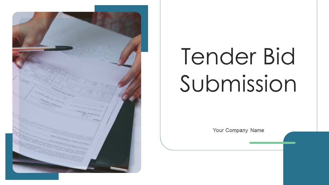 Tender Bid Submission Ppt PowerPoint Presentation Complete With Slides