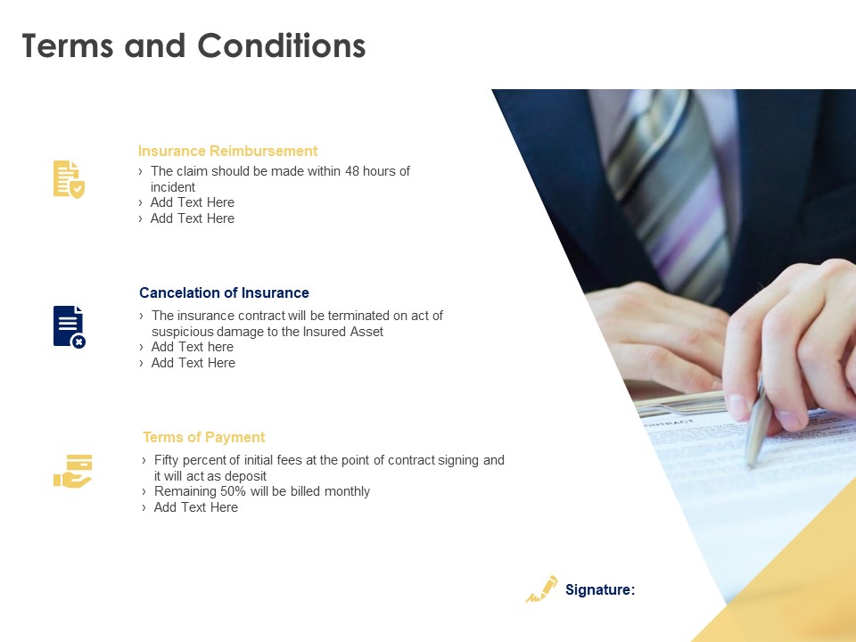 Terms And Conditions Payment Ppt PowerPoint Presentation Slides Brochure