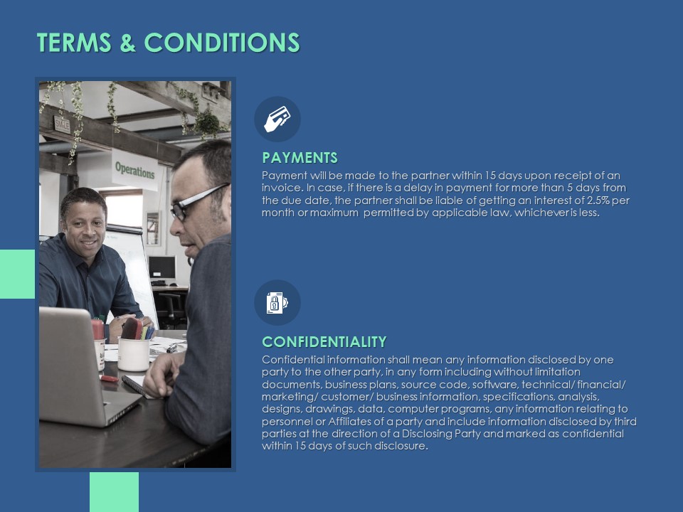 Terms And Conditions Payments Ppt PowerPoint Presentation Slides Files