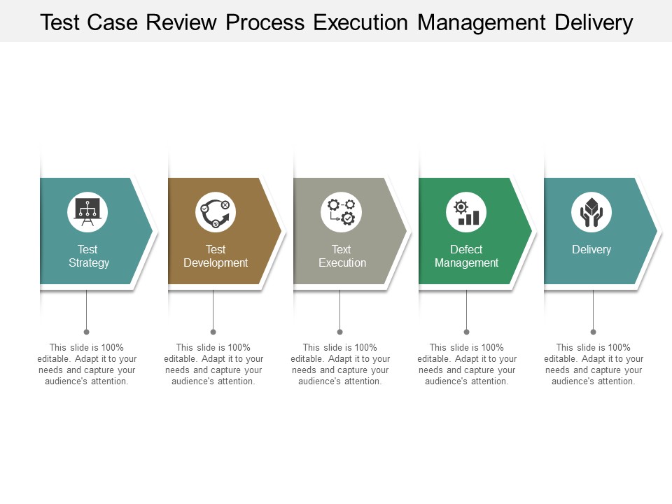 Test Case Review Process Execution Management Delivery Ppt PowerPoint Presentation Ideas Graphics Tutorials