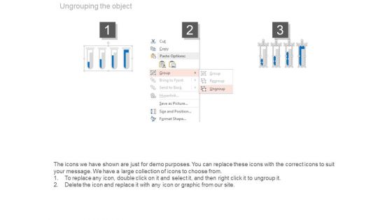 Test Tubes For Financial Ratio Analysis Powerpoint Slides