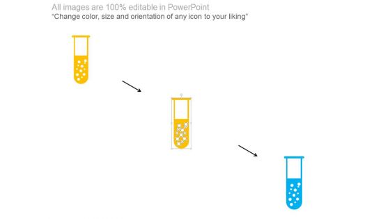 Test Tubes For Statistical Analysis Powerpoint Slides