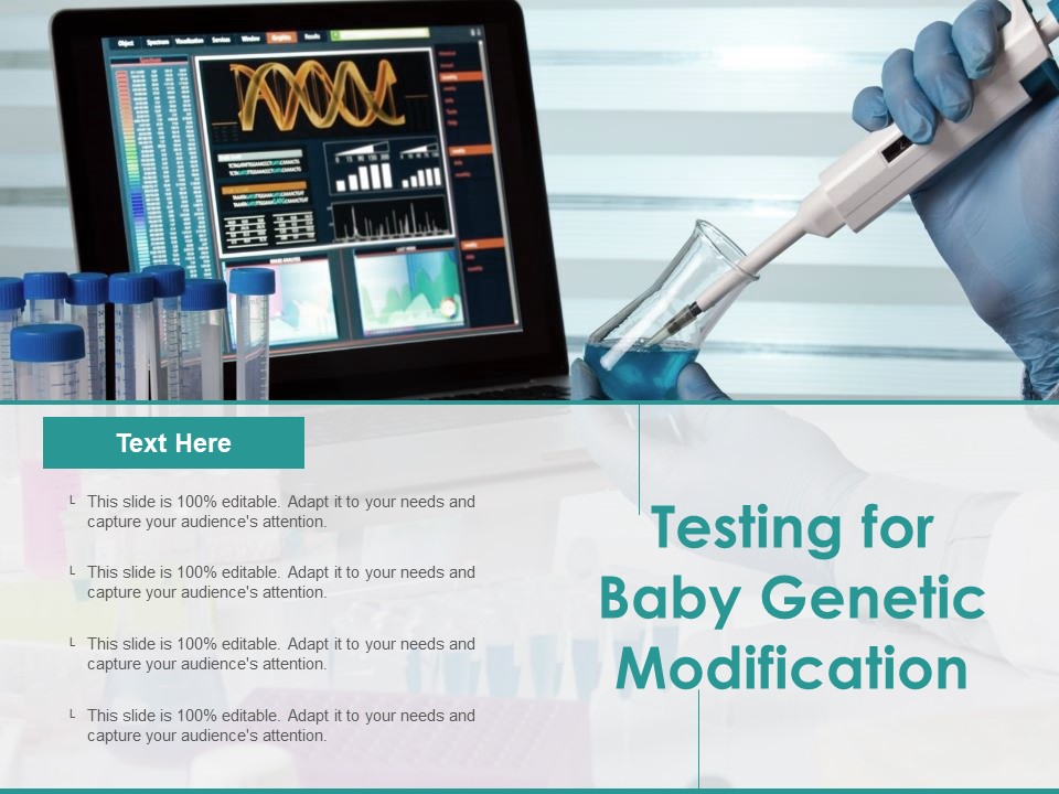 Testing For Baby Genetic Modification Ppt PowerPoint Presentation Ideas Outfit