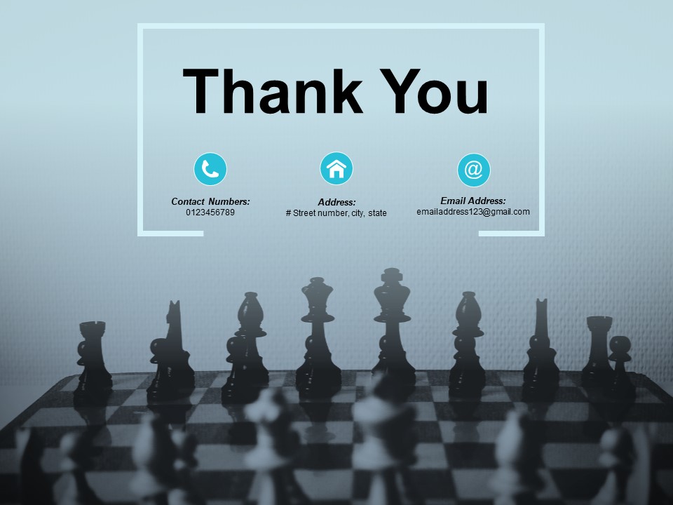 Thank You At Kearney Chessboard Ppt PowerPoint Presentation Layouts Clipart