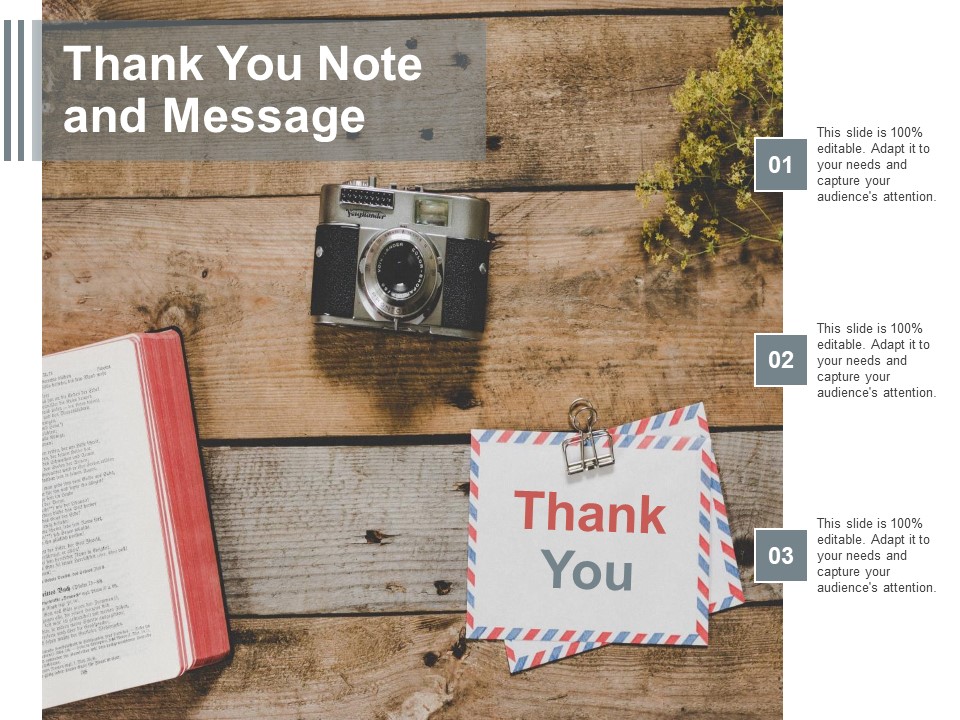 Thank You Note And Message Ppt Powerpoint Presentation Styles Model
