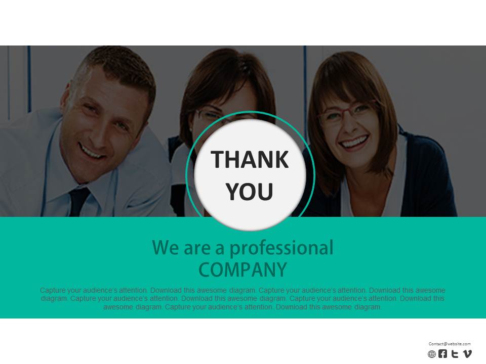 Thank You Slide For Teamwork Powerpoint Slides