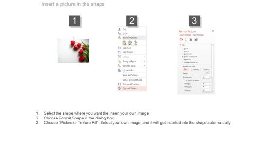 Thank You Slide With Red Flowers Powerpoint Slides