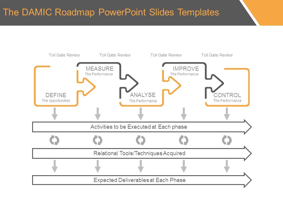 The Damic Roadmap Powerpoint Slides Templates