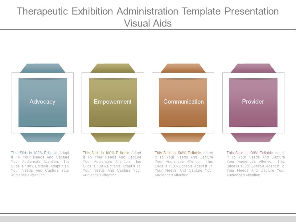 Therapeutic Exhibition Administration Template Presentation Visual Aids