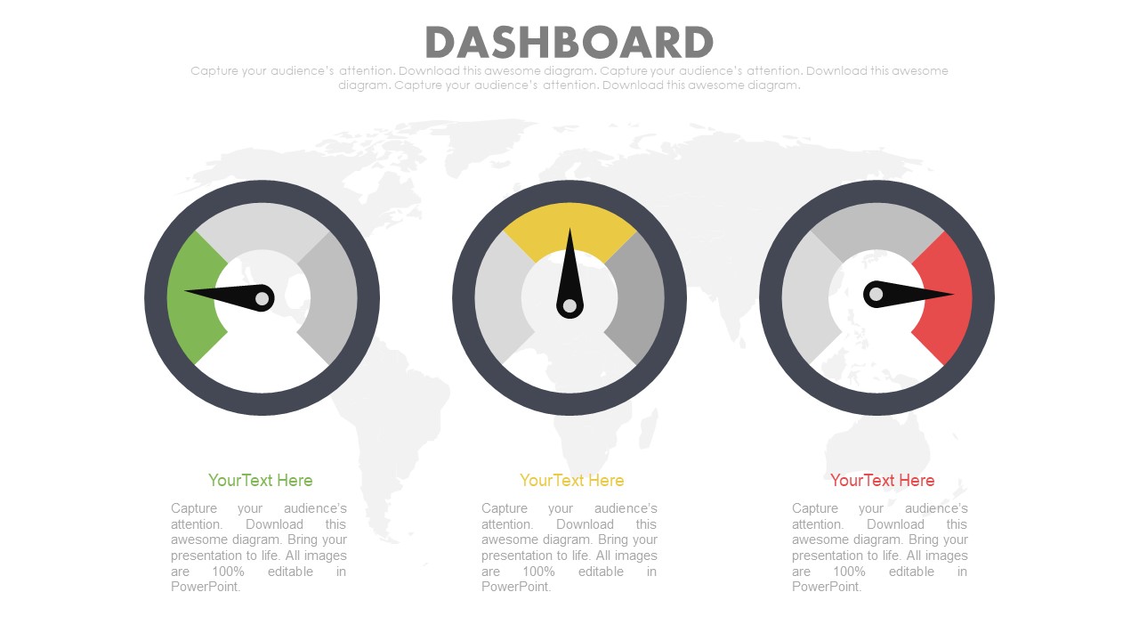 Three Dashboard For Risk Management Techniques Powerpoint Slides