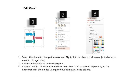 Three Options Infographic Pencil Diagram Powerpoint Template
