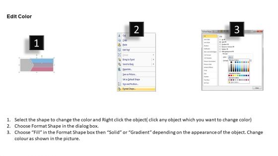 Three Options Text Arrow Boxes Powerpoint Templates