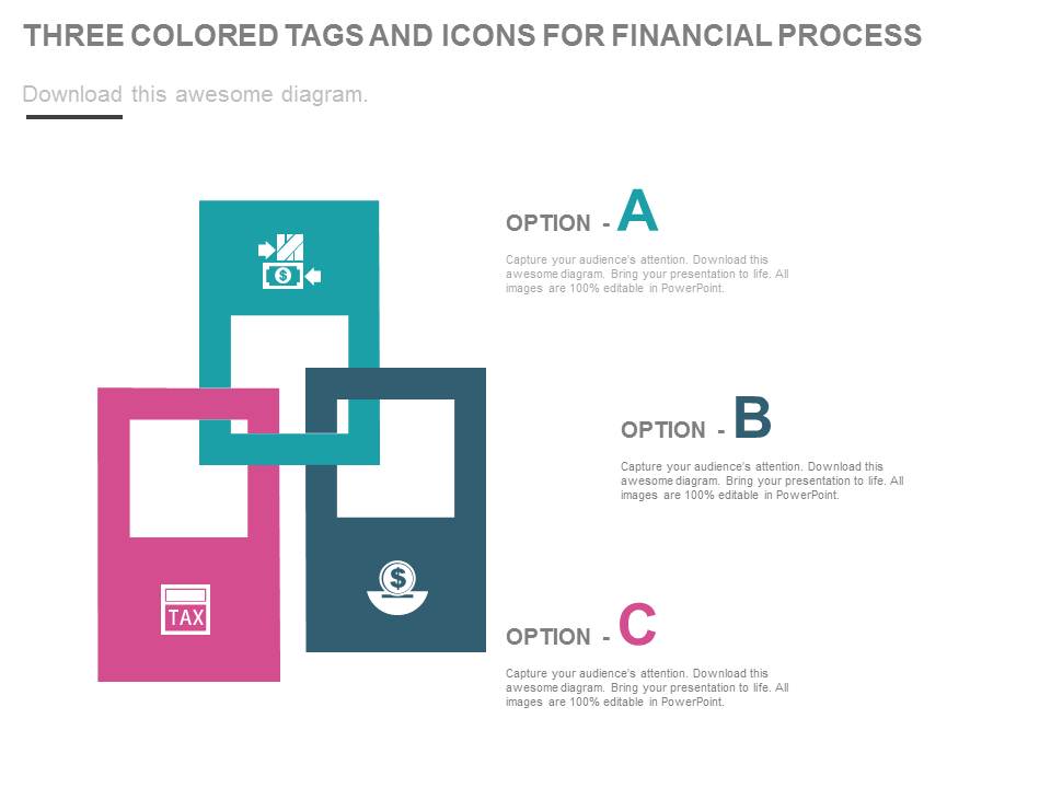Three Steps Of Tax Planning Powerpoint Slides