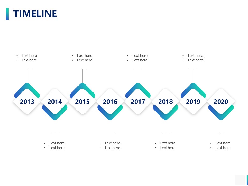 Timeline 2013 To 2020 Ppt PowerPoint Presentation Professional Example