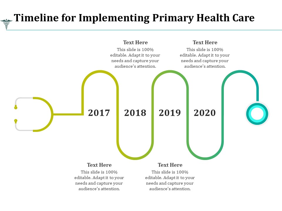 Timeline For Implementing Primary Health Care Ppt Infographics Show PDF