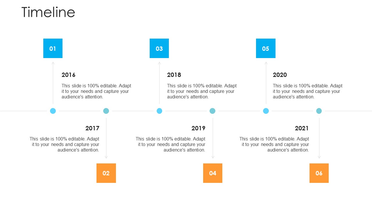 Timeline Hacking Prevention Awareness Training For IT Security Brochure PDF