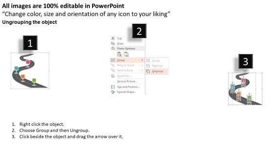 Timeline Roadmap With Milestones Powerpoint Template