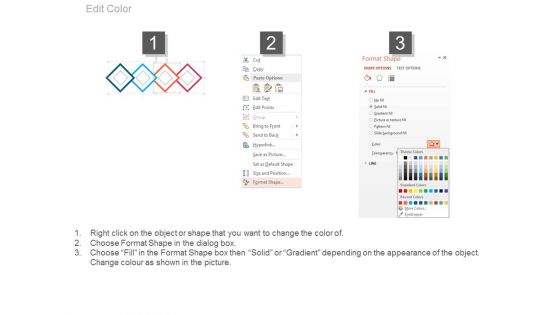 Timeline Steps For Organizational Strategy Powerpoint Slides