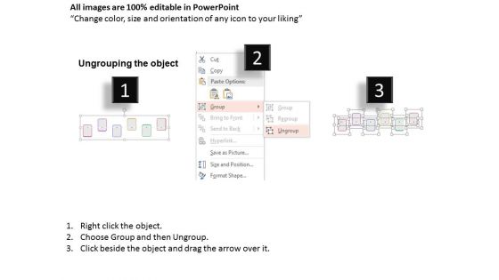 Timeline With World Map Diagram Powerpoint Template