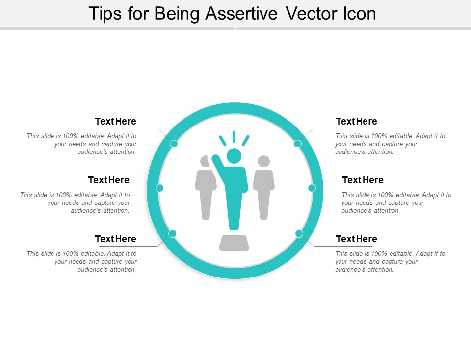 Tips For Being Assertive Vector Icon Ppt PowerPoint Presentation File Designs Download PDF