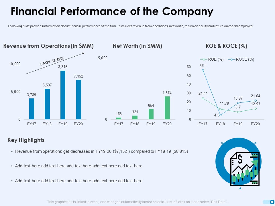Tools For Prioritization Financial Performance Of The Company Ppt PowerPoint Presentation Styles Outline PDF