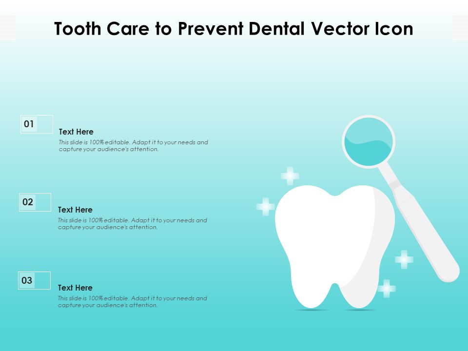 Tooth Care To Prevent Dental Vector Icon Ppt PowerPoint Presentation File Tips PDF