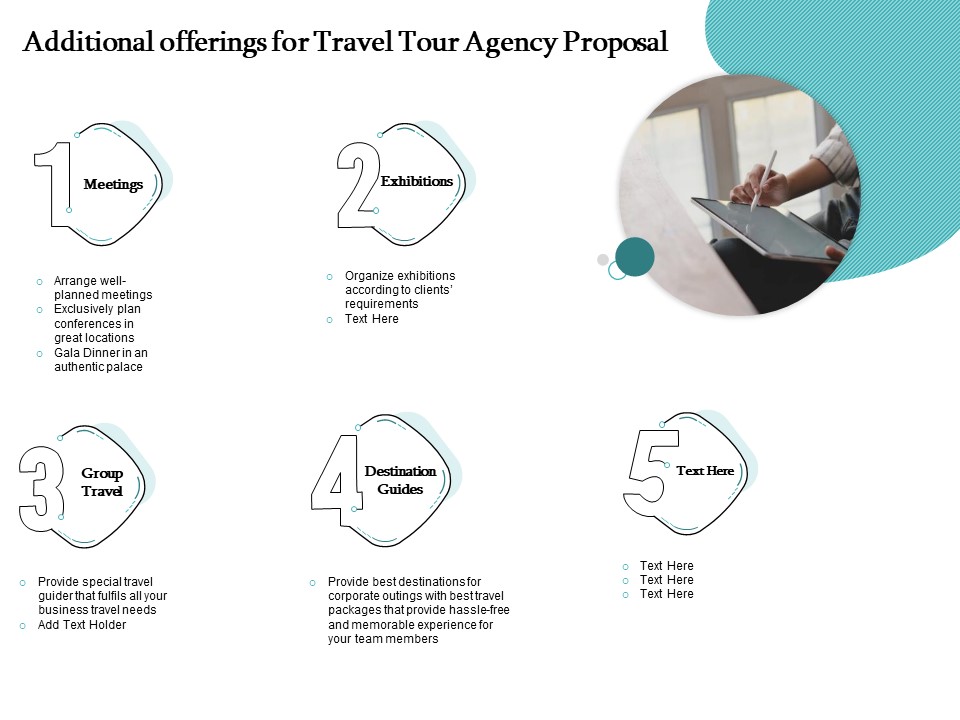 Tourism And Leisure Firm Additional Offerings For Travel Tour Agency Proposal Ppt Summary Graphics Example PDF