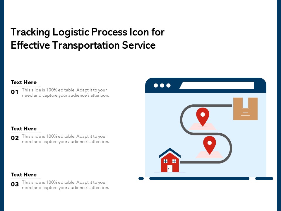 Tracking Logistic Process Icon For Effective Transportation Service Ppt PowerPoint Presentation Inspiration Backgrounds PDF